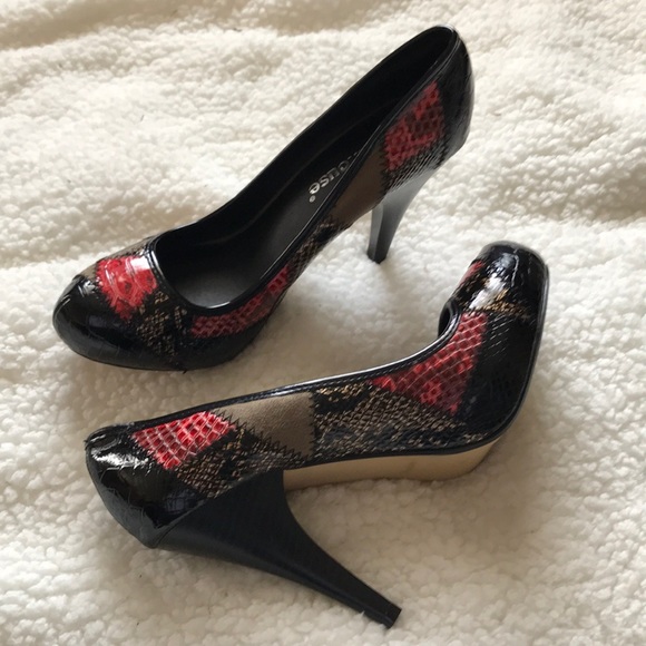 Dollhouse patchwork heels - Picture 4 of 5